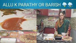 Aloo paratha kaise banate hain ||Barish ka mausam#trending #paratha #shortvideo #viralvideo