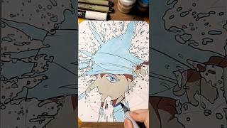 Drawing Gojo Satoru  from Jujutsu Kaisen | Liquid Art  #shorts #gojo #jujutsukaisen