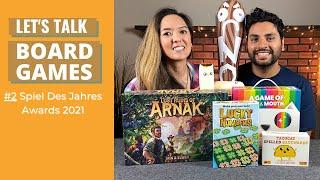 Let's Talk Board Games #2: Spiel Des Jahres Awards + Quick Reviews