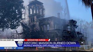 Bidwell Mansion burned down