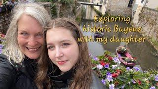 Vanlife a. housesitting France: My daughter is coming; we explore a typical French market in Bayeux