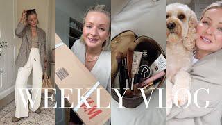 H&M NEW IN HAUL AND TRY ON, SPEND THE WEEK WITH ME / WEEKLY VLOG / LAURA BYRNES