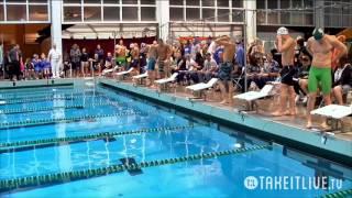 Event 22 Mens 100 Breaststroke - 2016 MPSF Swimming Championships on TAKEITLIVE.TV