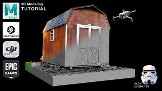 3D Scanning using a Drone - RealityCapture and Maya Tutorial - Part 1