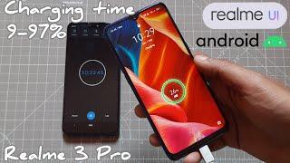 Realme 3 Pro 9-97% Charging Time & Battery Backup (SOT) after Realme UI