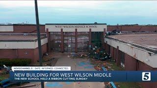 4 years after tornado damage, West Wilson Middle School celebrates new building
