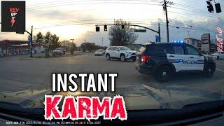 INSTANT KARMA BEST | Drivers busted by cops for speeding, brake checks, Bad driving| Instantjustice!