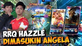 COMBO ANGELA KING KLEY DAN ALPHA RRQ HAZZLE GAMEPLAY !!