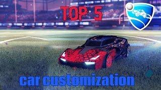 TOP 5 BEST CAR CUSTOMIZATIONS Rocket League - part 2