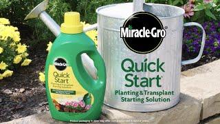 How to Use Miracle-Gro® Quick Start® Planting & Transplant Starting Solution