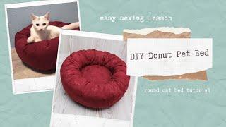 How to Make Donut Pet Bed - DIY Cat Bag