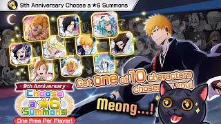 CHARACTER TERBAIK UNTUK KALIAN PILIH DI 9TH ANNIVERSARY CHOOSE A 6 SUMMON! - Bleach: Brave Souls