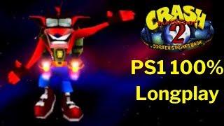 Crash Bandicoot 2: Cortex Strikes Back PS1 100% Longplay
