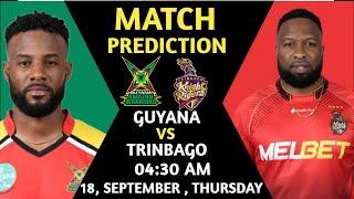 CPL 2024 -19th Match Prediction TKR vs GAW | Queen's Park Oval, Port of Spain,  Stadium pitch Report