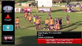 Cape Rugby TV 4June22- Seg 1-  We look at Durbel vs Kuilsriver and more