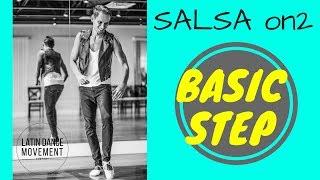 Salsa Basic Step for  NY Style On2 (Beginner Tutorial)