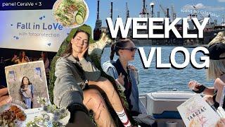 WEEKLY VLOG // zmiany z terapii / książkowa polecajka / girl dinner / łódką po Gdańsku / sprzątanie