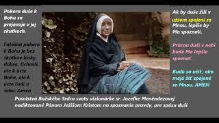 Posolstvá Božského Srdca svetu vizionárke sr. Jozefke Menéndezovej