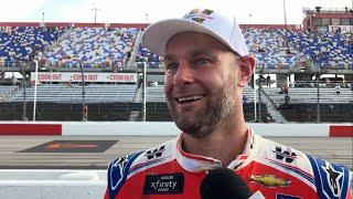 Shane van Gisbergen post race interview after 7th place finish at Darlington