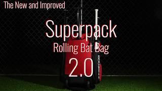 Boombah Rolling Superpack Bat Bag 2.0