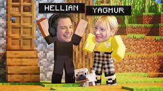 HELLIAN VE YAĞMUR SOHBETLİ MINECRAFT OYNUYOR!!