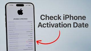 How To Check ANY iPhone Activation Date!!