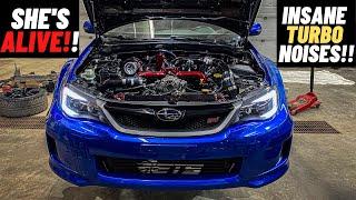 500HP SUBARU STI BUILD FIRST START!! (Tomei Exhaust)