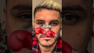 Icardi got a black eye after galatasaray vs fenerbache  #shorts #football #icardi