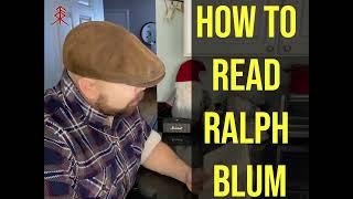 How to Read Ralph Blum (Book of Runes) Pt. 1