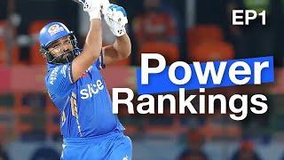 IPL 2024 - Power Rankings - EP1 | #ipl2024 | #cricket