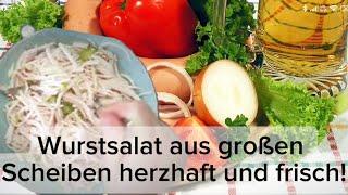 Wurstsalat mit Knoblauch-Tablette, schmeckt das?