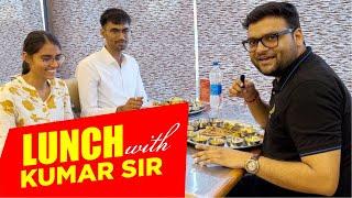 पहली बार | Gypsy Restaurant | SSC CGL 2022 1st Ranker Topper Mohit Choudhary | Lunch With Kumar Sir