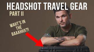 Headshot Photography Gear for Travel - Part 2 Inside My Camera Case