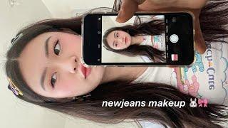 NEWJEANS MAKEUP  (step by step ft. dazzle me) | Liane San Jose