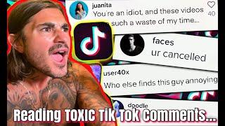 TATTO ARTIST responds to TOXIC TIK TOK COMMENTS... (Ouch..)