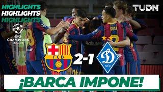 Highlights | Barcelona 2-1 Dinamo | Champions League 2020/21-J3 | TUDN