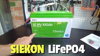 SIEKON 12V 100Ah LiFePO4 Battery