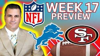 Lions vs 49ers Player Props For Tonight | NFL Week 17 Monday Night Football Props For 12/30/24