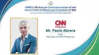 Mr. Paolo Abrera | Congratulatory Message (March 14,2023)