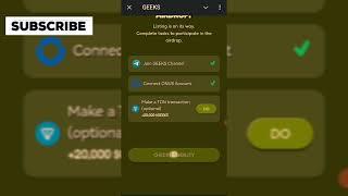 Geeks Airdrop Withdrawal // How to Withdraw Geeks to Onus Exchange