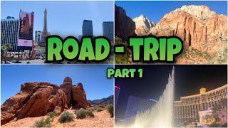 Road-trip Part 1  LAS VEGAS  ZION NP, BRYCE CANYON, etc.  | AuPair 2022/23 | travelina