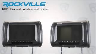 Rockville - RHP9 Headrest Monitor System - Overview