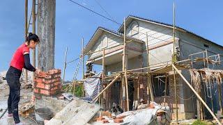 The House Worth $60K is Gradually Being Completed: Tiling Technique - The Girl's AMAZING Roof Layer