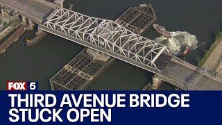 It's so hot in NYC, the Third Avenue Bridge is stuck open