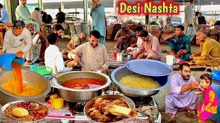 70/- Rs - DISCOVER THE CHEAPEST MINI DHABA IN LAHORE | PAKISTAN STREET FOOD | LAHORI NASHTA