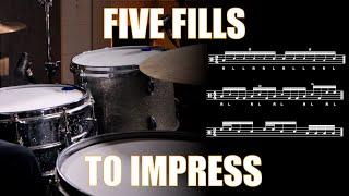 Five Fills to Impress - Daily Drum Lesson