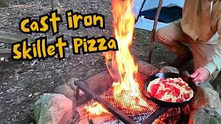 Campfire Pizza | 1st time tent camping in over 10 years