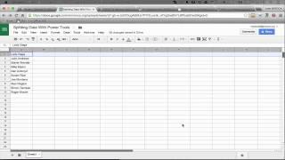 Splitting Data in Google Sheets with Power Tools