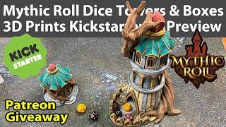 Mythic Roll 3D Printable Dice Towers & Boxes Kickstarter Preview