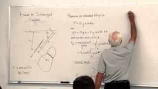 Fluid Mechanics: Forces on Submerged Surfaces I (3 of 34)